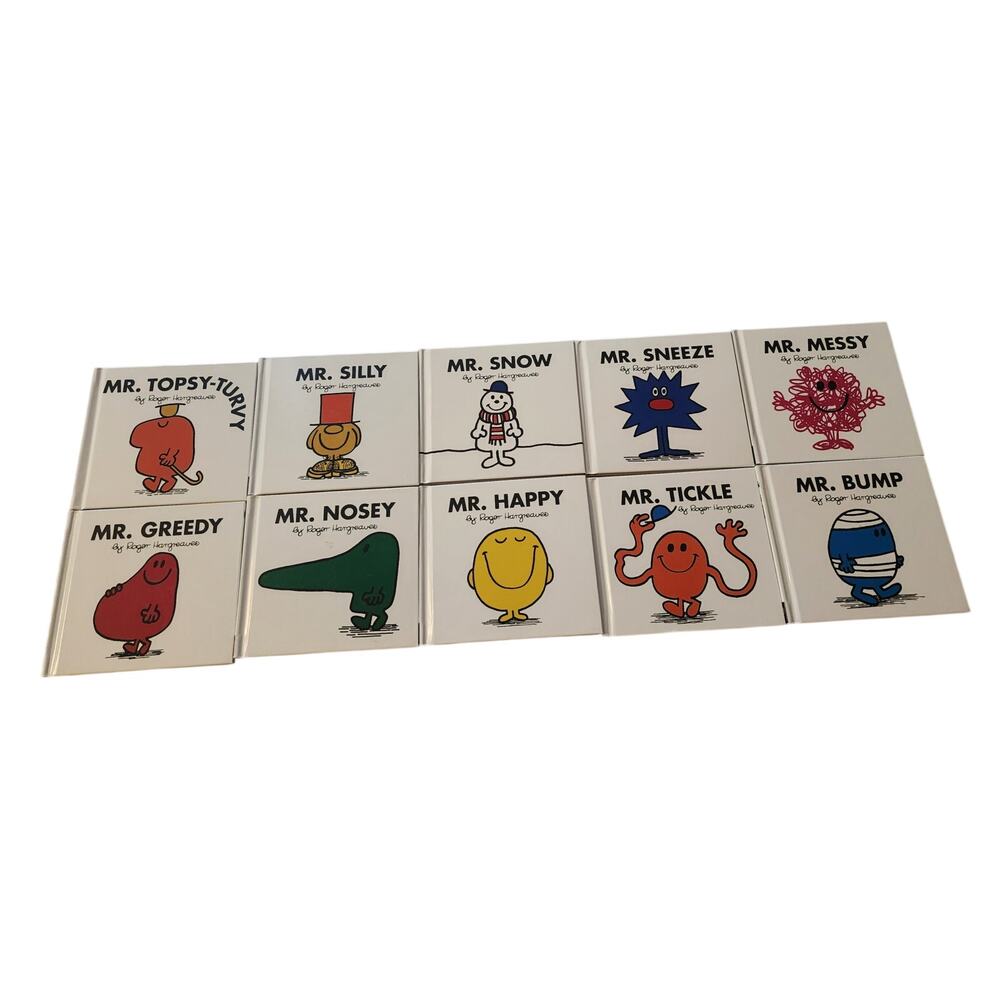 Mr. Men 40th Anniversary Box Set – 10 Hardcover Books – Used - Good - Picture 3 of 7